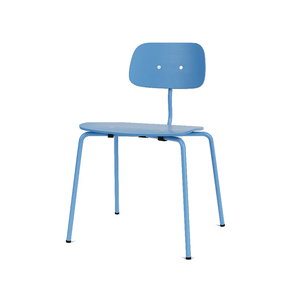 Kevi 2060 chair, Azure laquered stand stained ash Montana