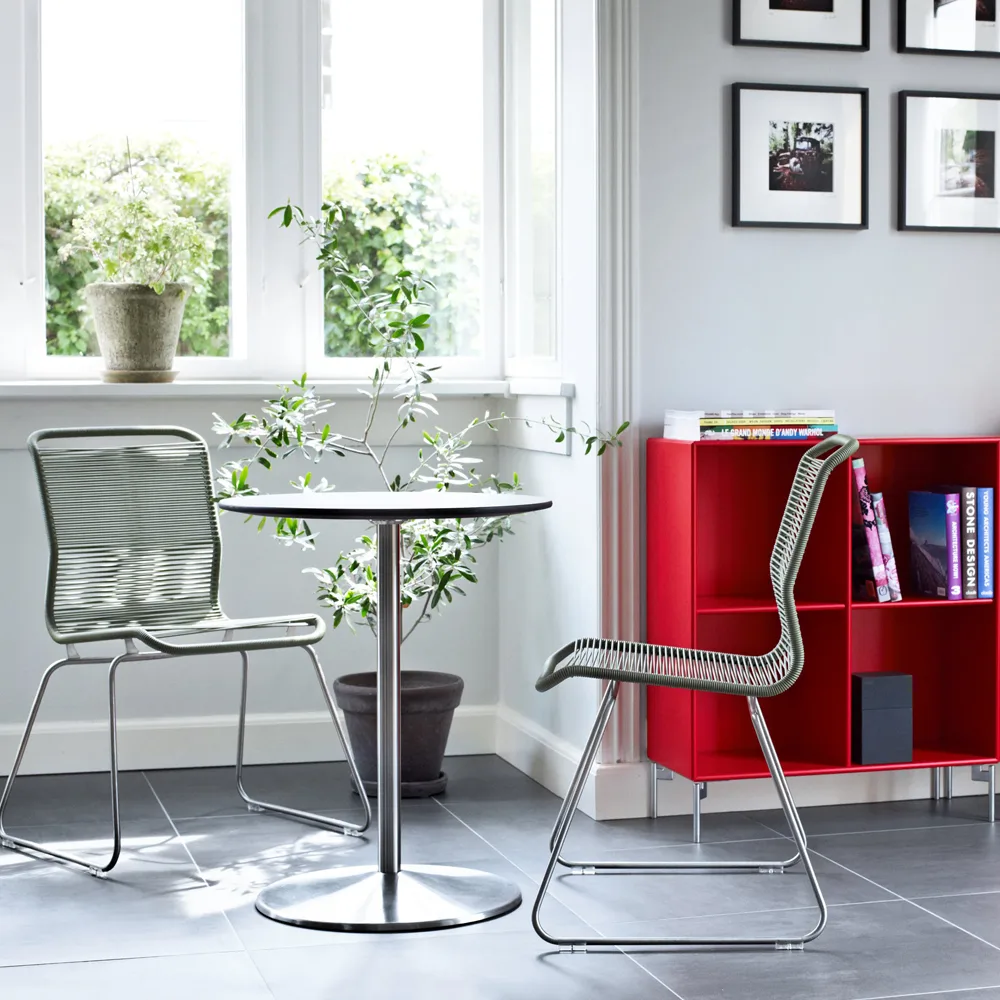 Panton One chair, Clark, stainless steel Montana