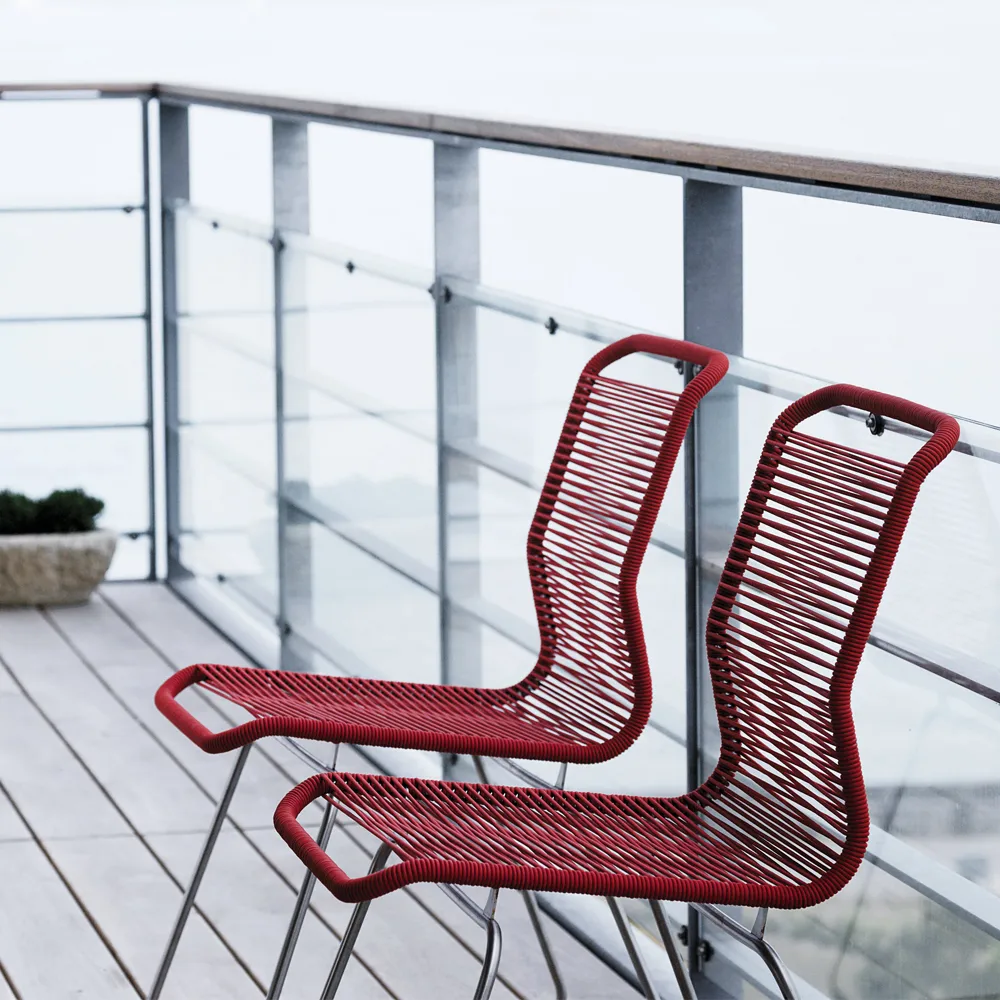 Panton One chair, Clark, stainless steel Montana