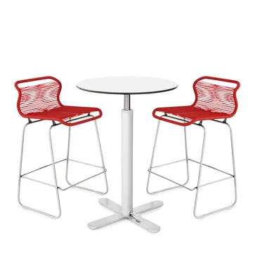 Panton One kitchen barstool - Holmes, stainless steel - Montana
