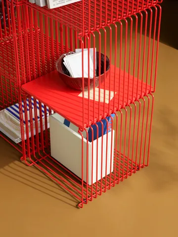 Panton Wire shelf 33x34.8 cm - Rosehip - Montana