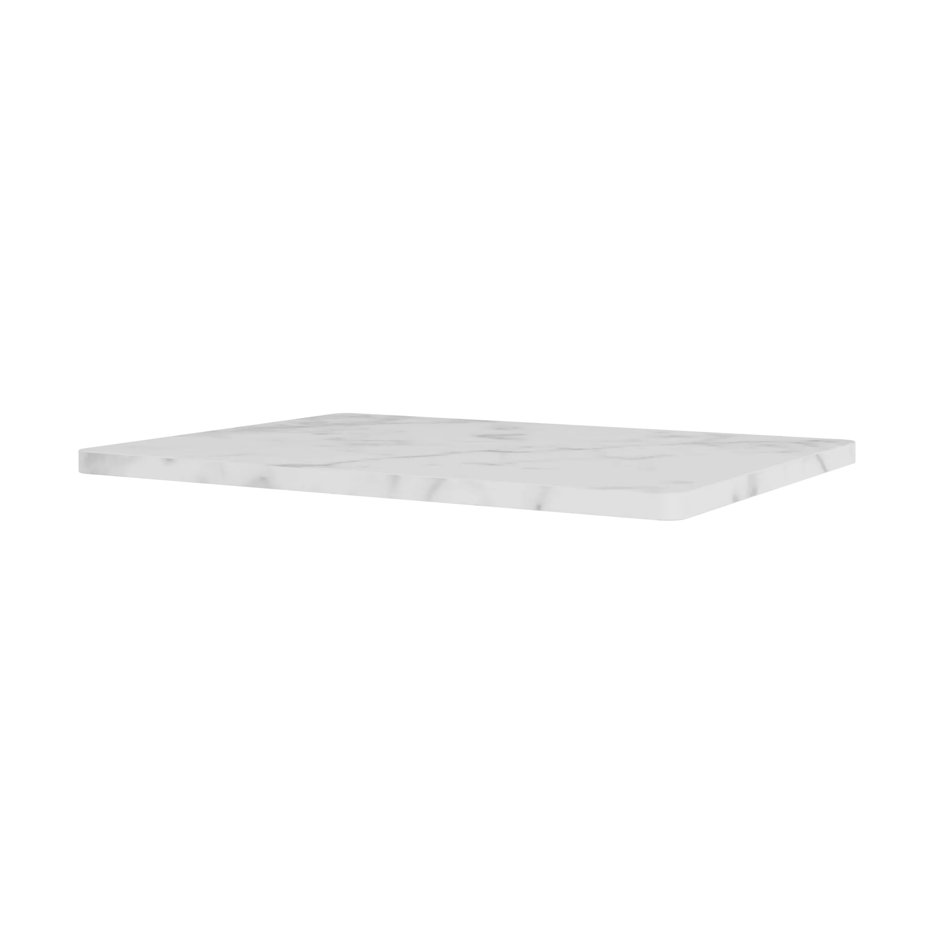 Panton Wire tabletop 34,8x25,7 cm, White marble Montana