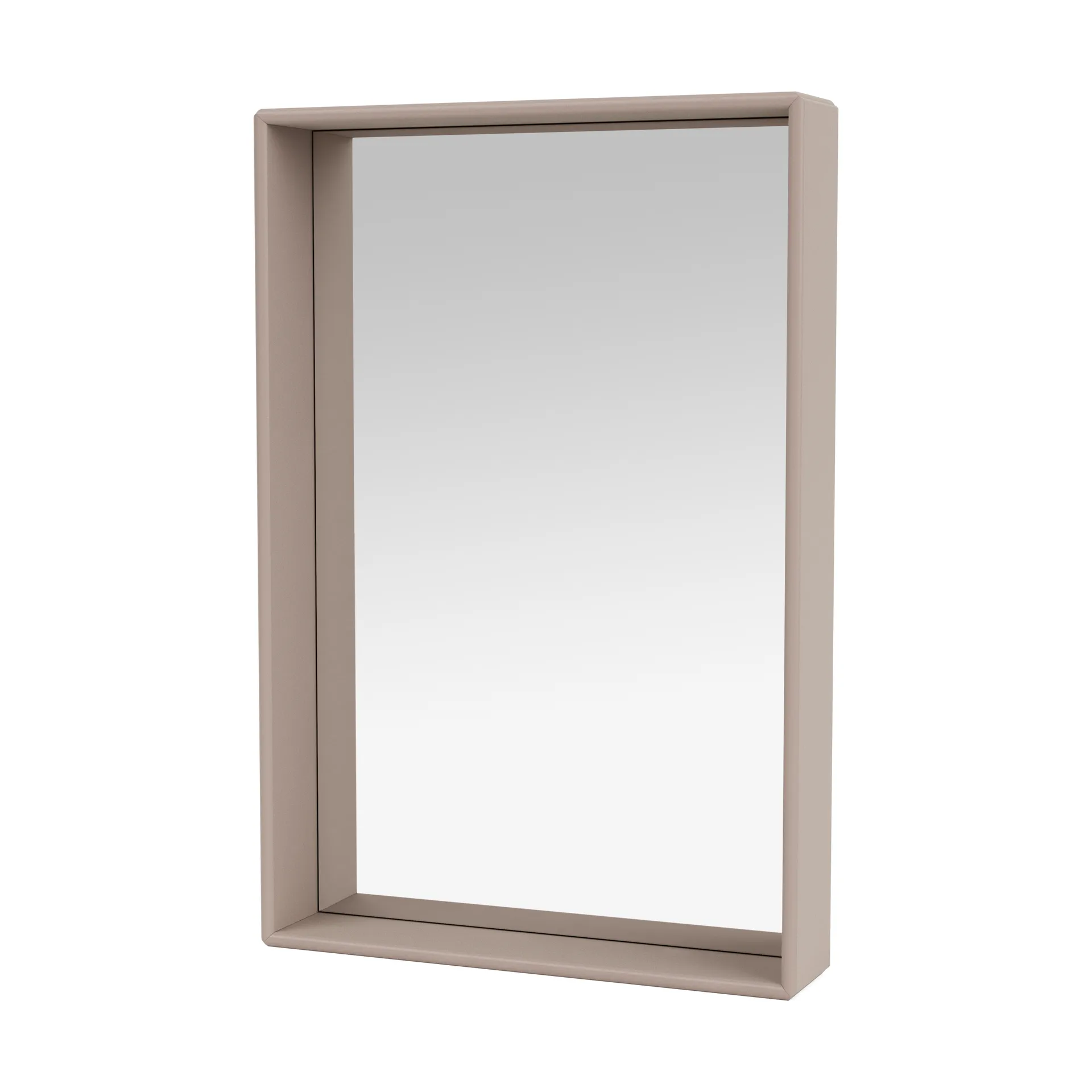 Shelfie colour frame mirror 46.8x69.6 cm, Mushroom Montana