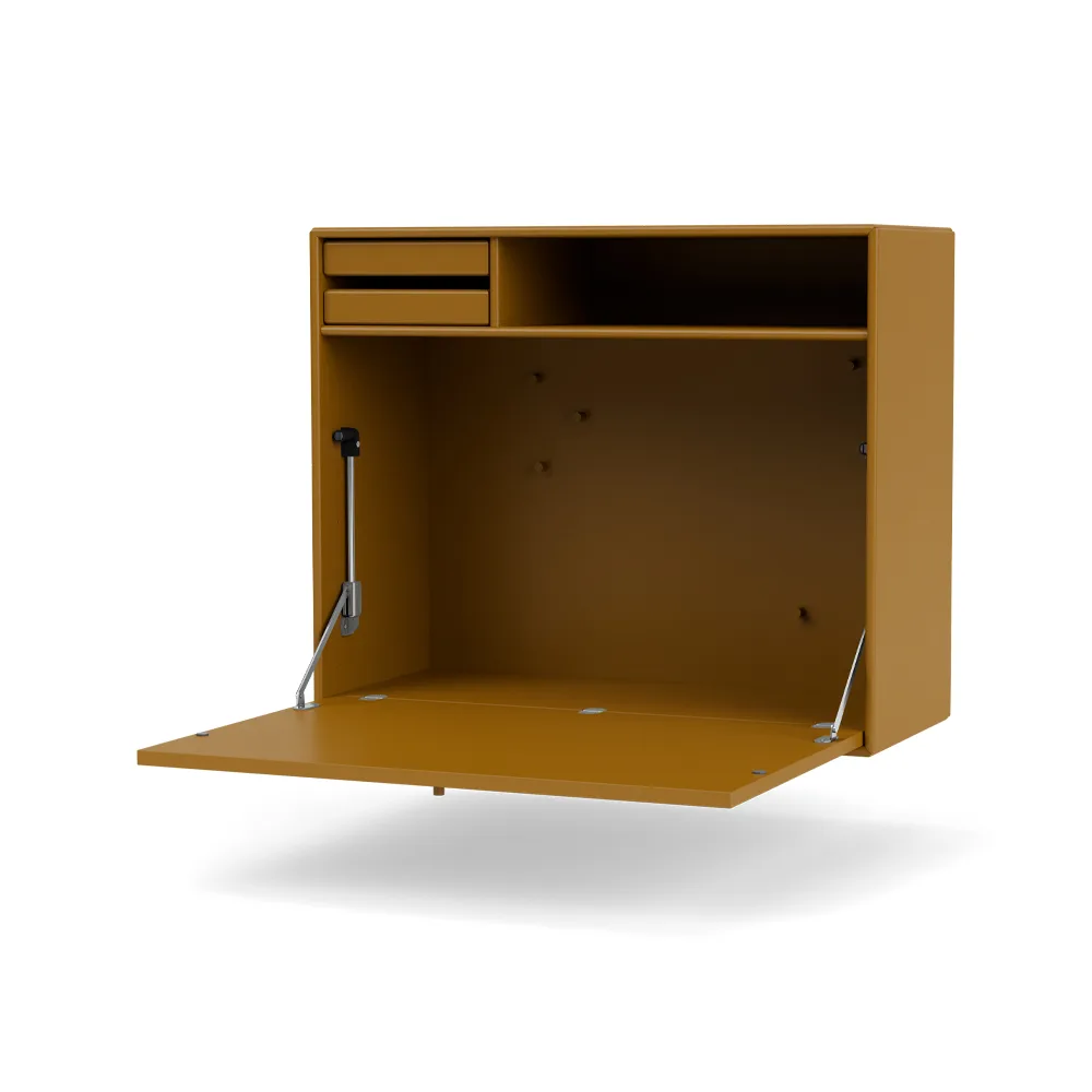 STUDIO desk, wall hung, Amber 142 Montana