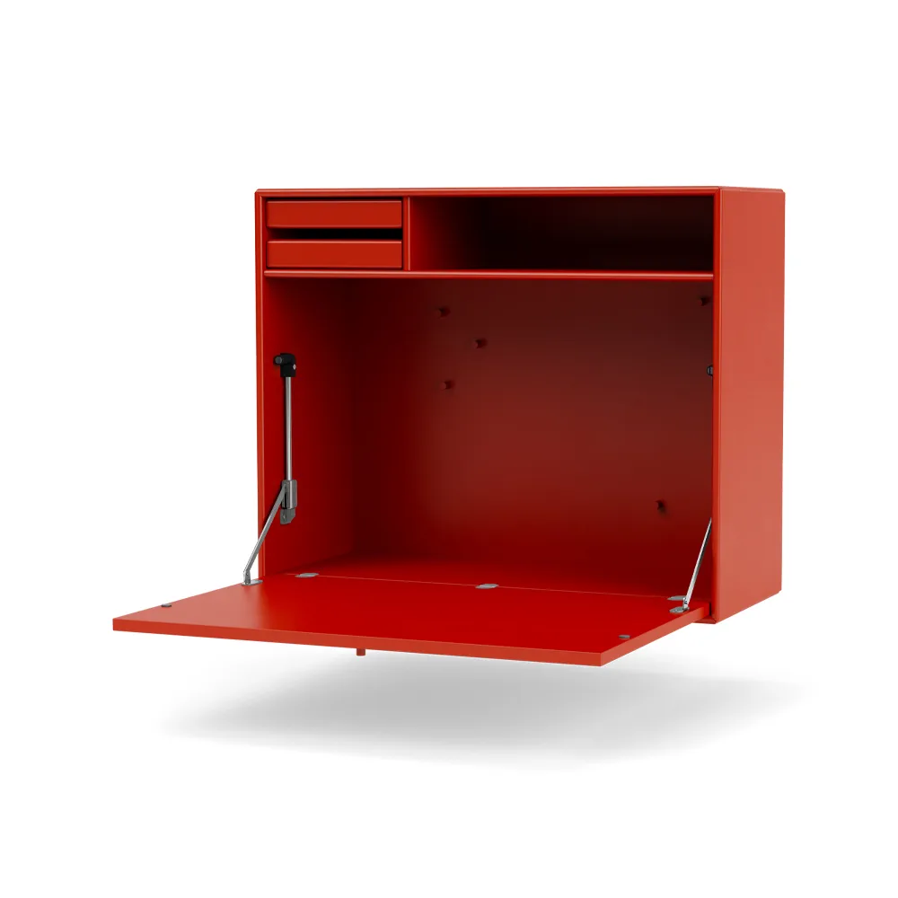 STUDIO desk, wall hung, Rosehip 145 Montana