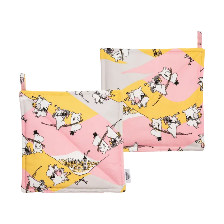 Family time Moomin potholder 2-pack - 22x22 cm - Moomin Arabia