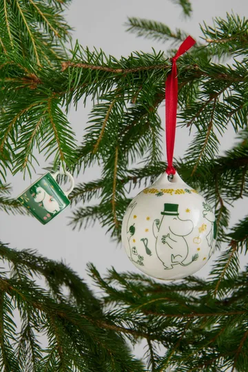 Moomin annual ball Ø8 cm - 2026, Love gift - Moomin Arabia