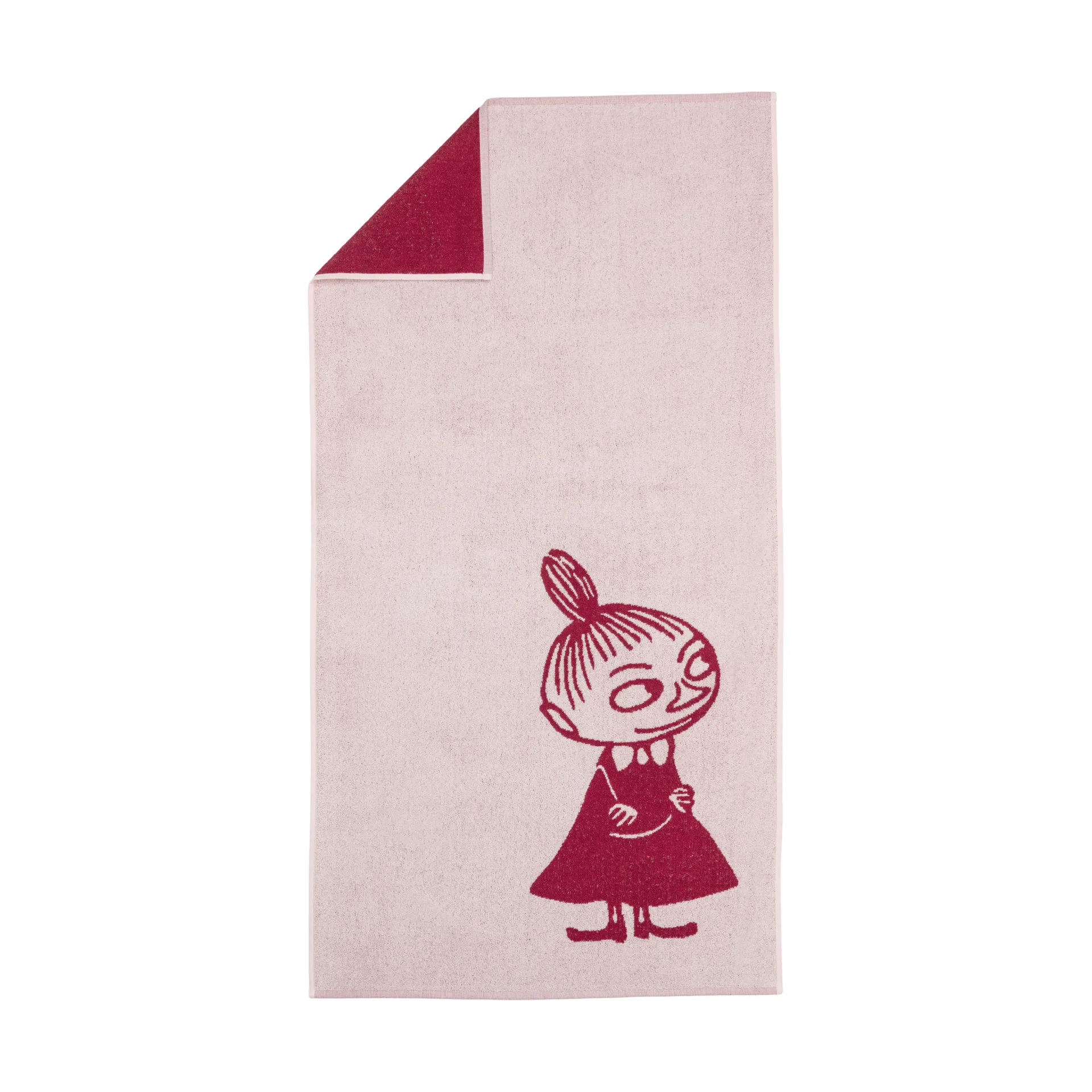 Moomin bath towel 70x140 cm, Little My pink Moomin Arabia