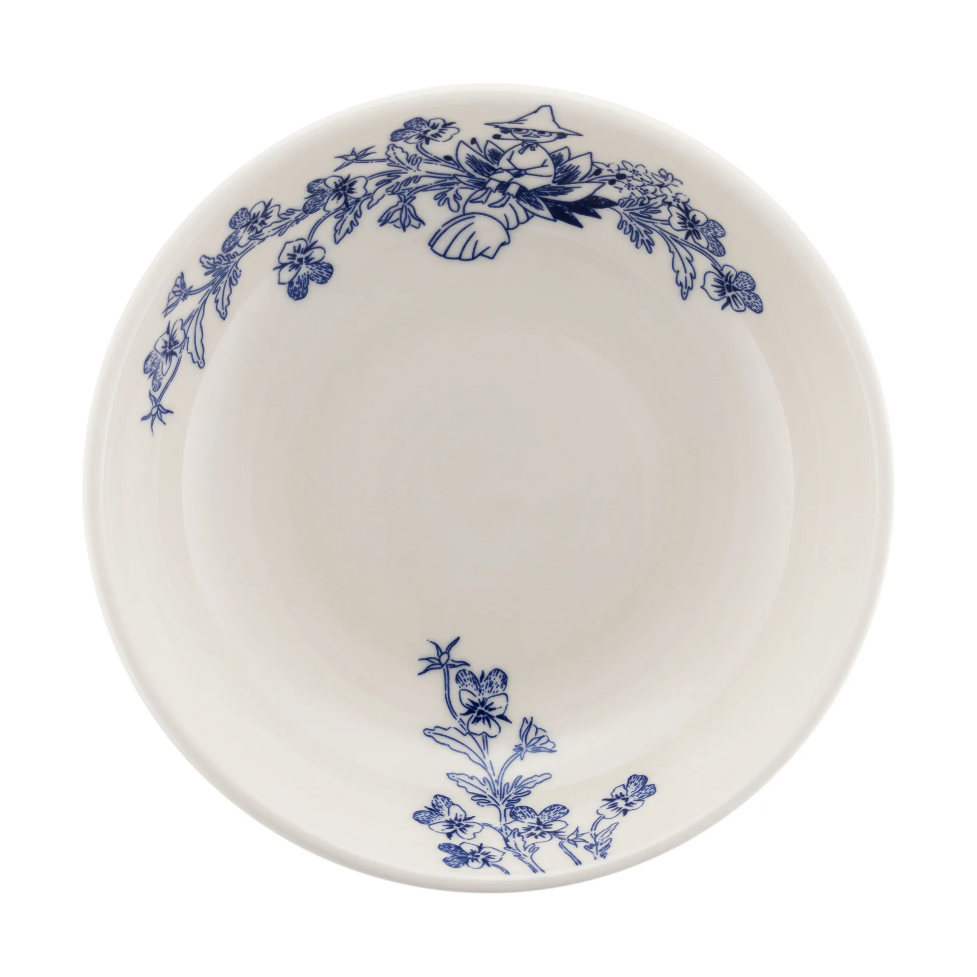 Moomin Haru pasta plate Ø21 cm, Blue-white Moomin Arabia
