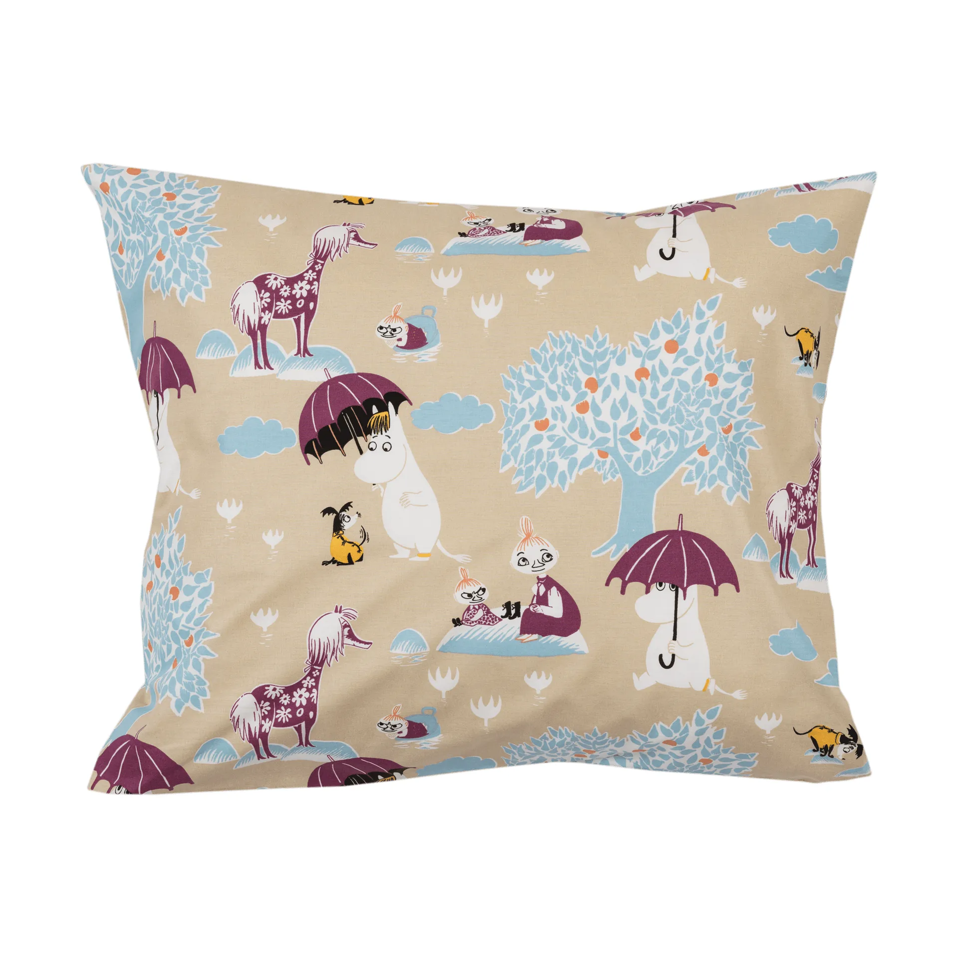 Mumin bedding set, Under the umbrella GOTS, 150x210 cm Moomin Arabia