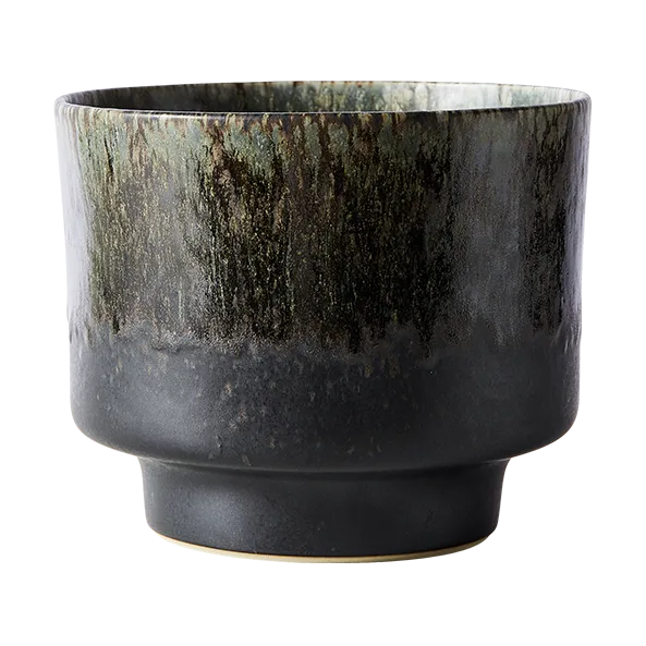 Lago jar M Ø16,5x13 cm, Forest green MUUBS