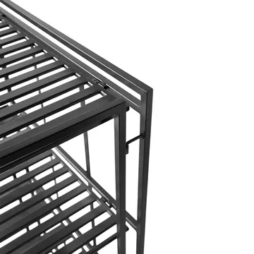 Manhattan High shelf 65,5x33x111 cm - Black - MUUBS