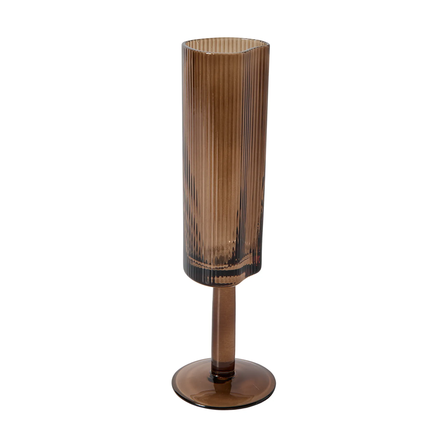Ripe champagne glass 14,5 cl, Smoked brown MUUBS