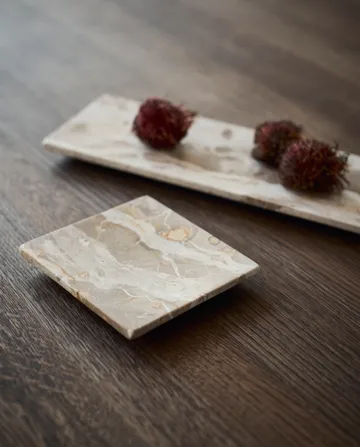 White decorative tray - Seashell, 30x12 cm - MUUBS