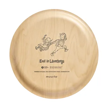 Emil tray Ø25 cm - Blue - Muurla