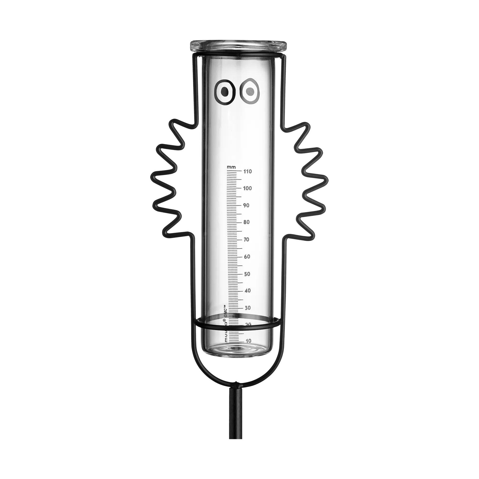 Hattifattener rain gauge, Black Muurla