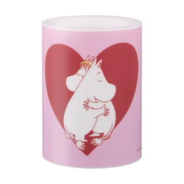 Moomin block candle LED 10 cm - Heart - Muurla