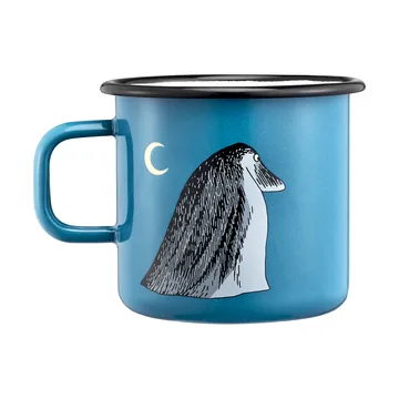 Moomin enamel mug 550 ml - The Groke - Muurla