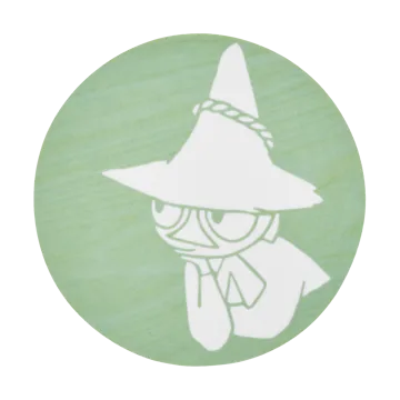Moomin glass coaster Ø10 cm - Snufkin - Muurla