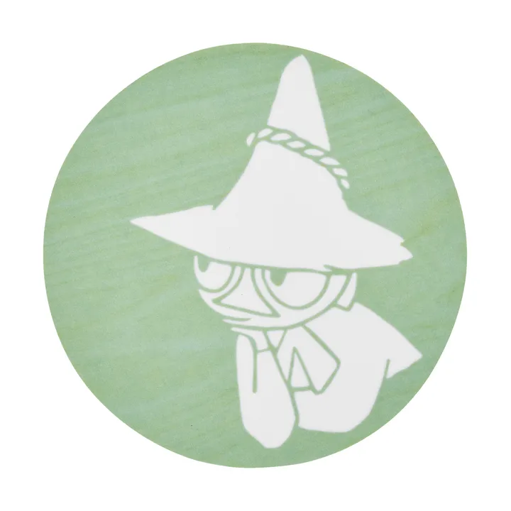 Moomin glass coaster Ø10 cm - Snufkin - Muurla