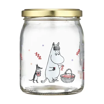 Mumin glass jar 50 cm - Berries - Muurla