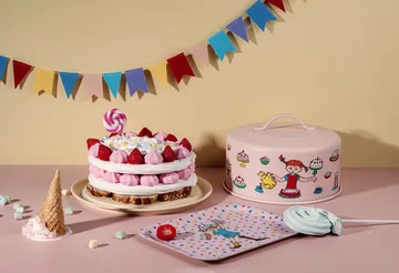 Pippi cake stand with dome - Birthday - Muurla