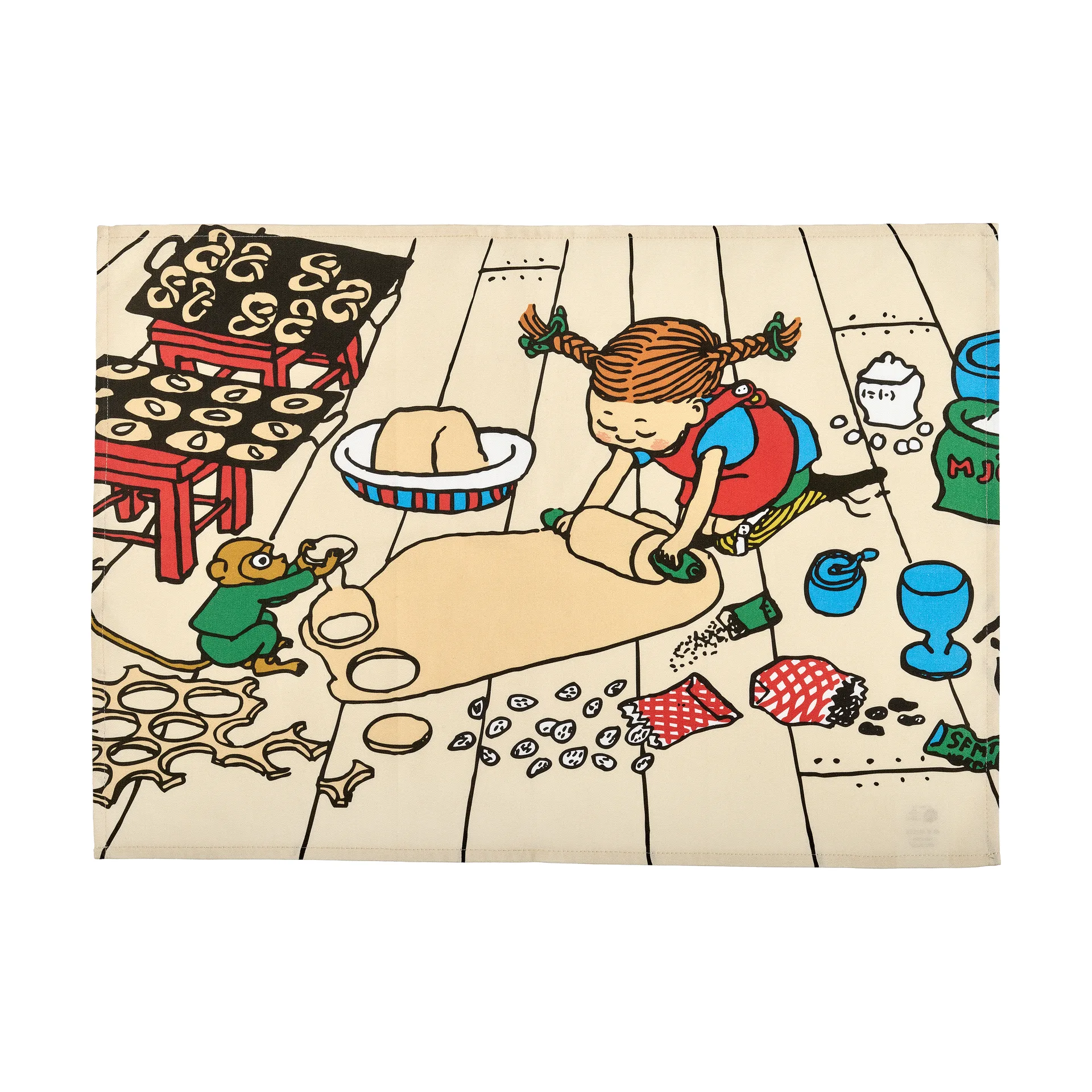Pippi kitchen towel 50x70 cm, Baking Muurla