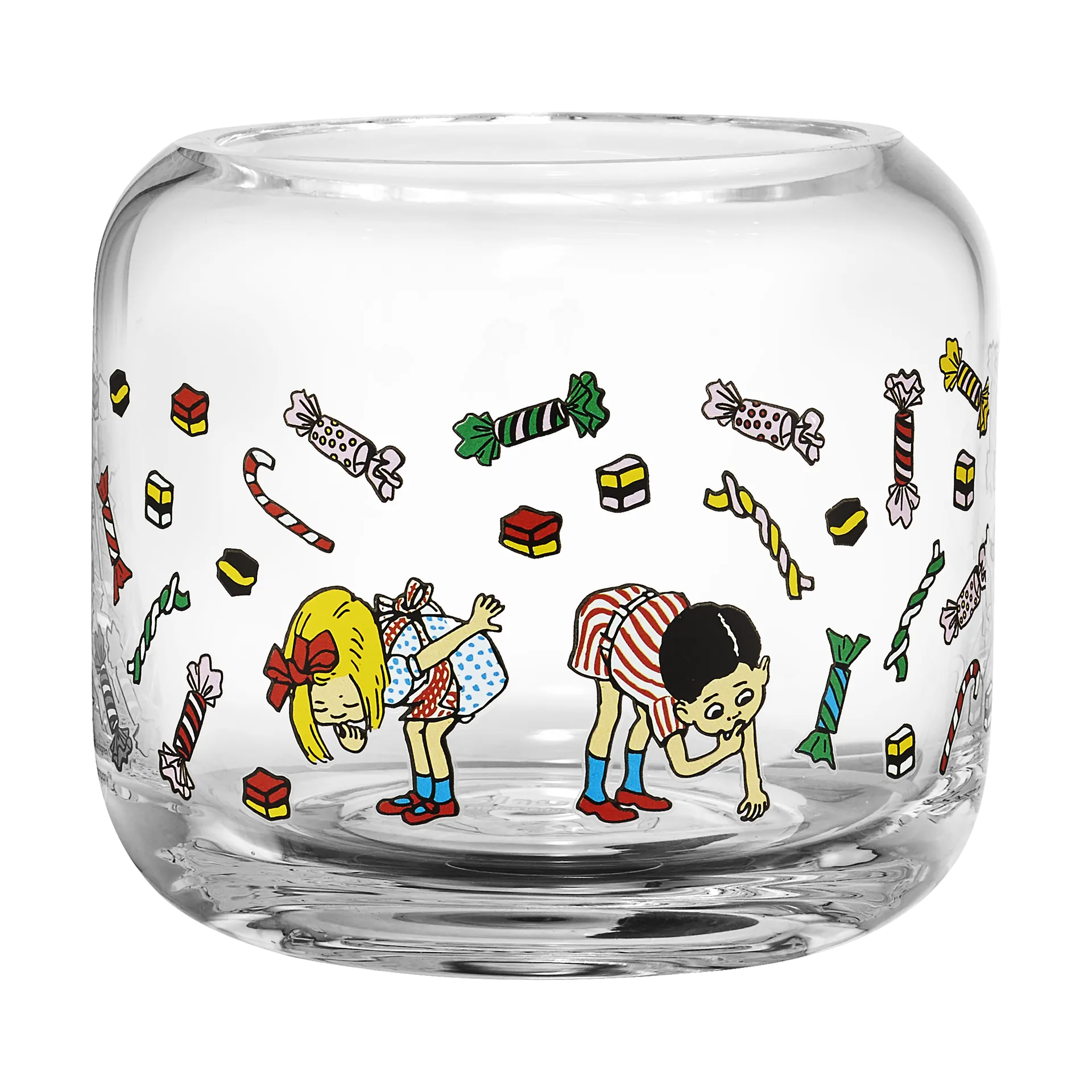 Pippi tealight holder Ø9x8 cm, Candy Muurla