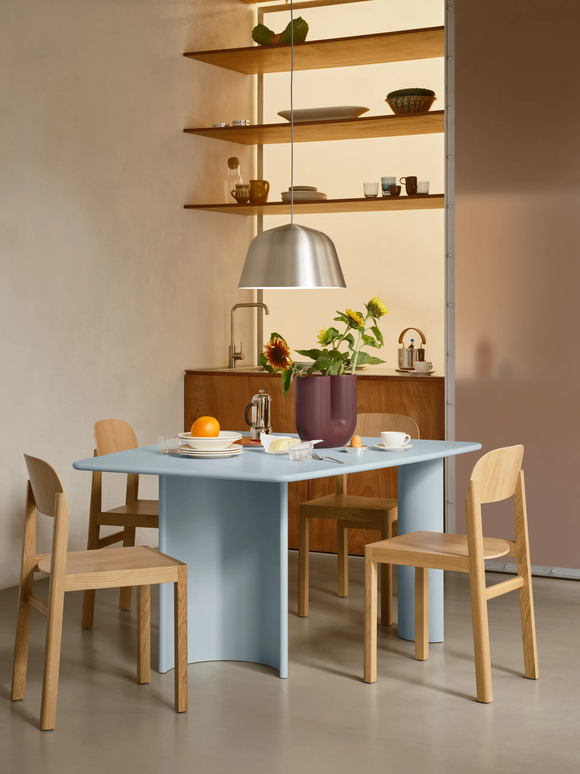 Ambit Pendant, Brushed aluminium, Ø40 cm Muuto