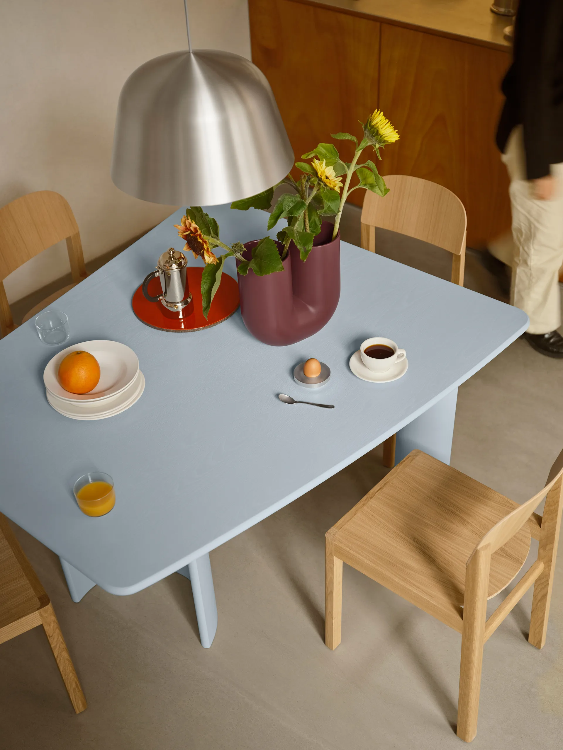 Ambit Pendant, Brushed aluminium, Ø40 cm Muuto