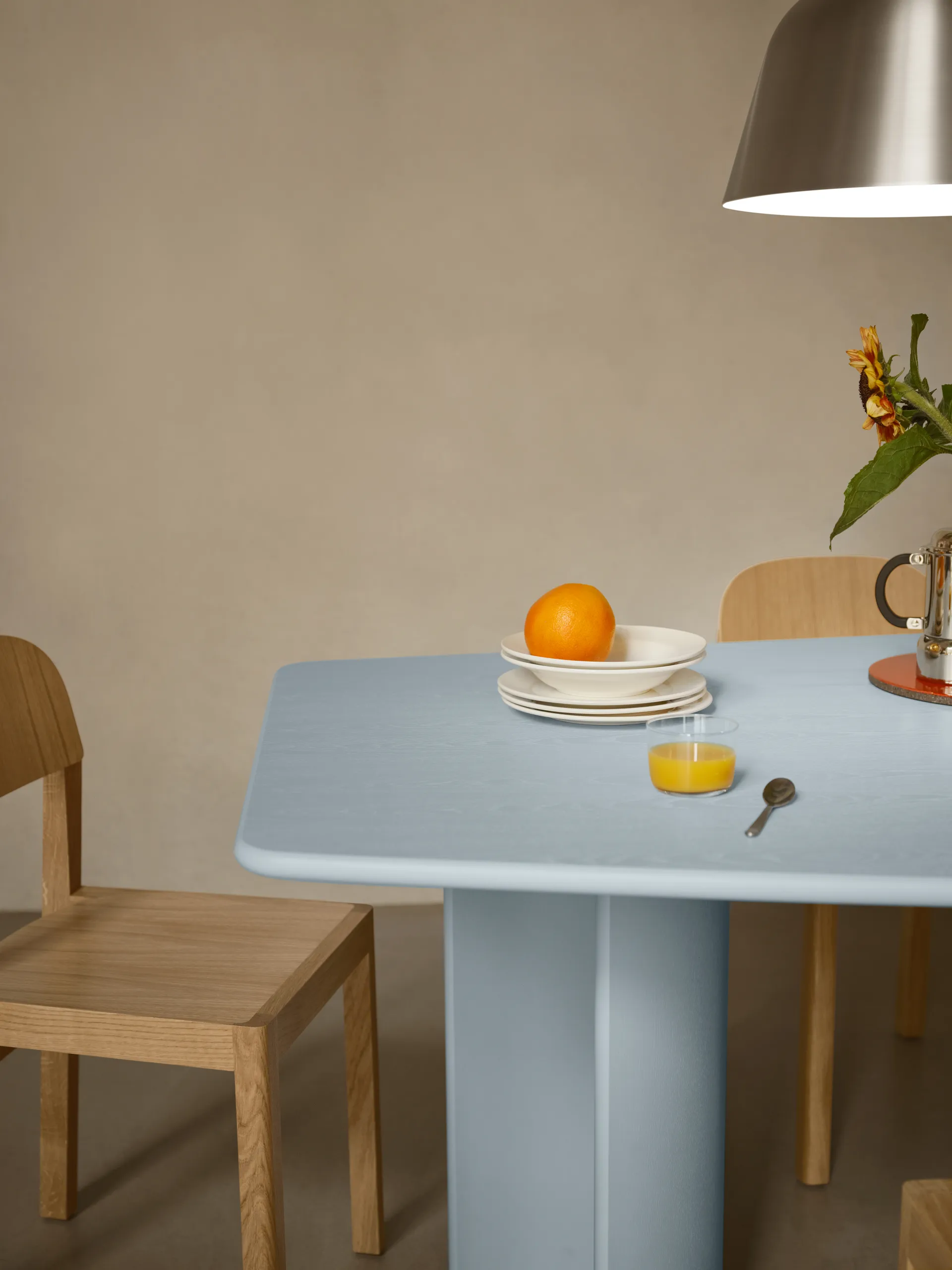 Ambit Pendant, Brushed aluminium, Ø40 cm Muuto