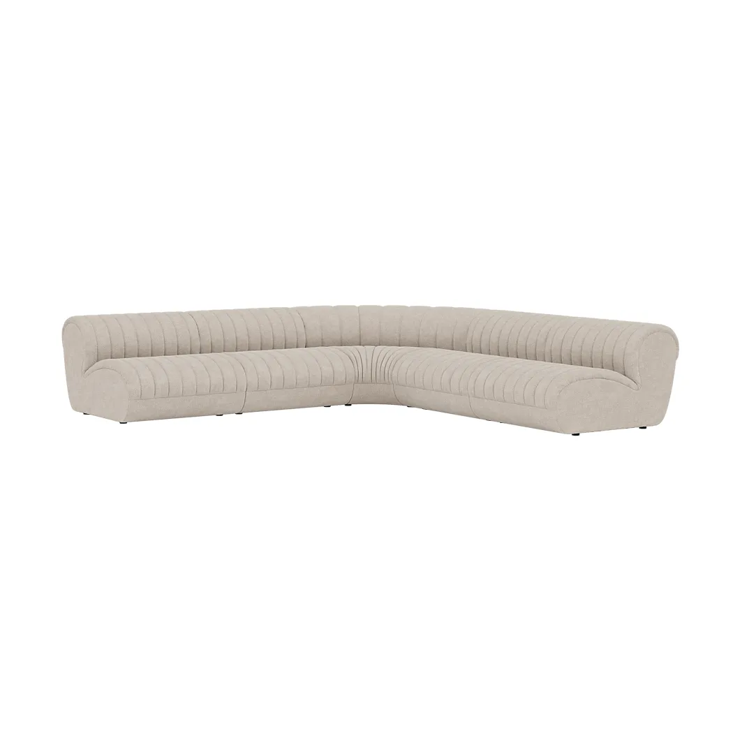 Coltre modular sofa, Configuration 1, turf-sand, corner sofa Muuto