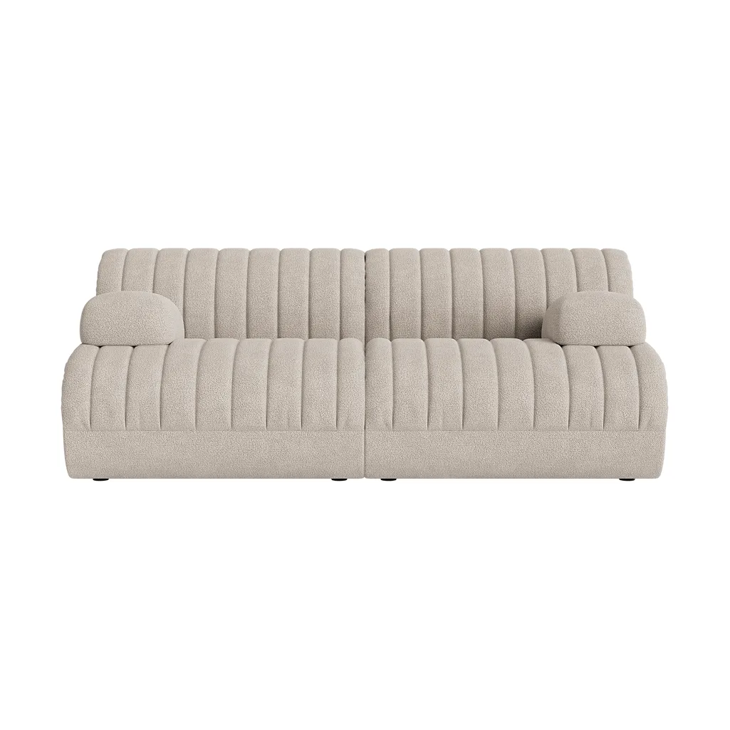 Coltre modular sofa, Configuration 2, turf-sand, 2-seater Muuto