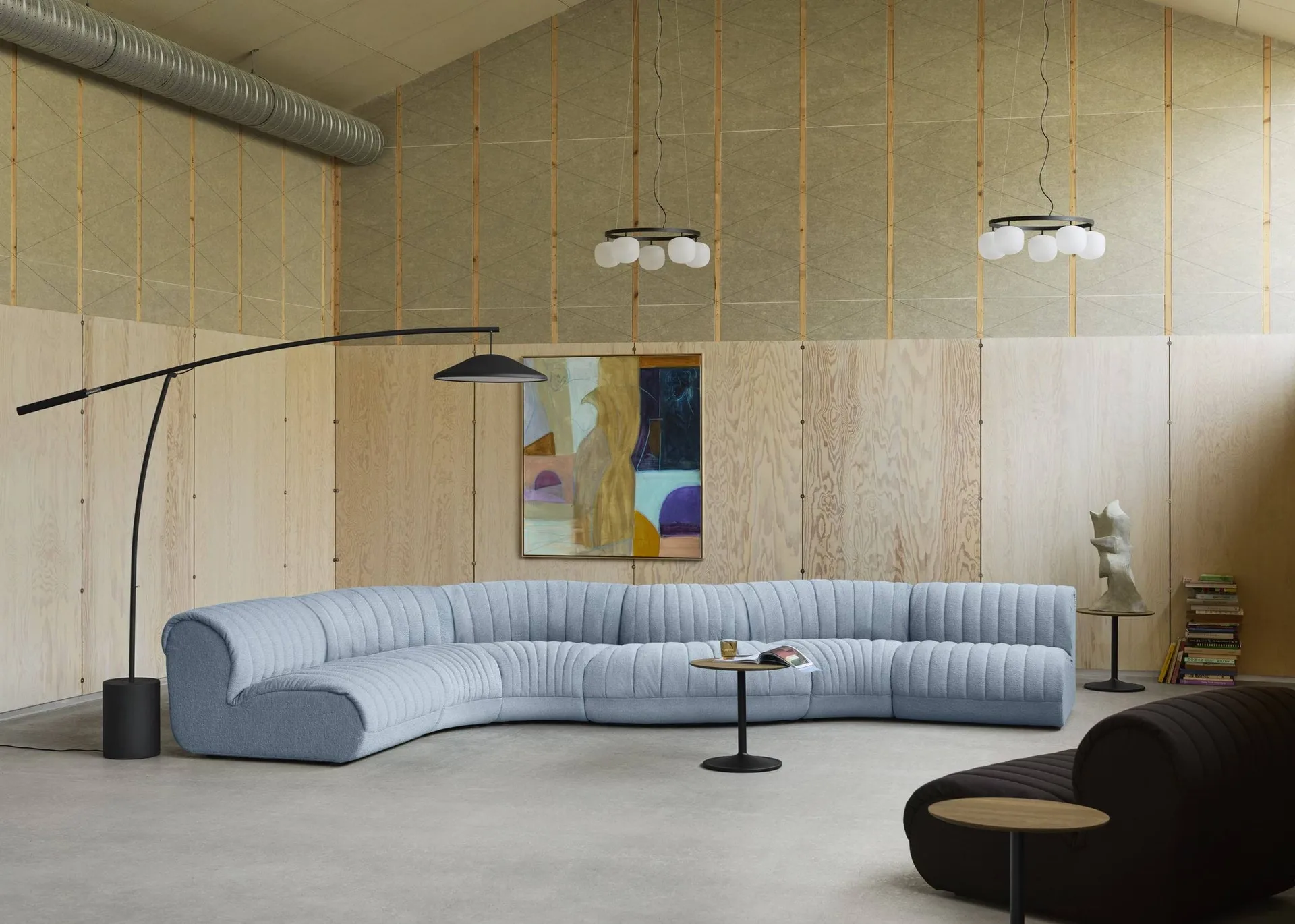 Coltre modular sofa, Configuration 2, turf-sand, 2-seater Muuto