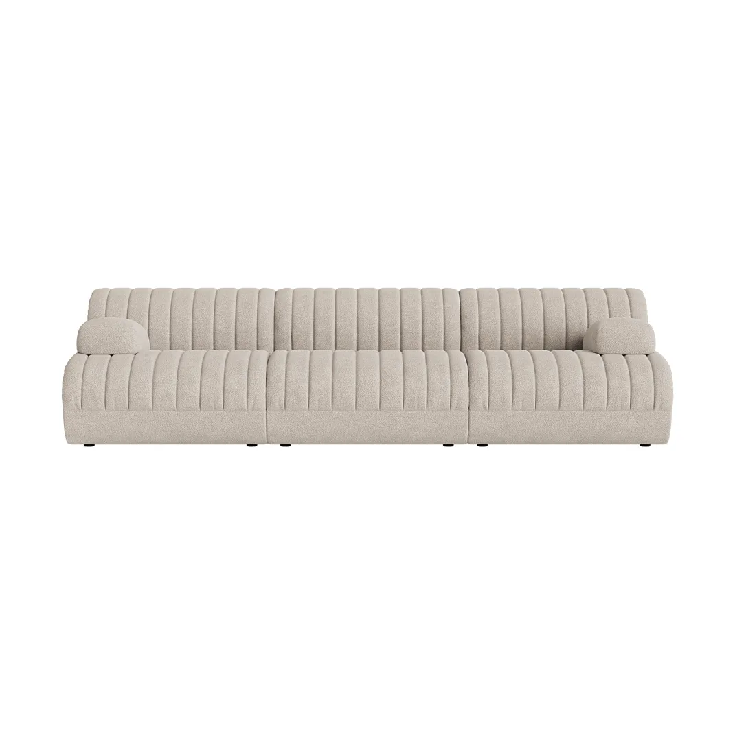 Coltre modular sofa, Configuration 2, turf-sand, 3-seater Muuto