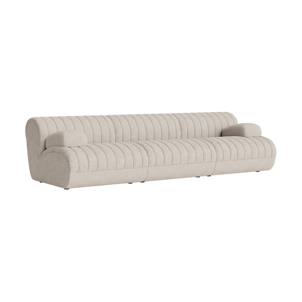 Coltre modular sofa, Configuration 2, turf-sand, 3-seater Muuto