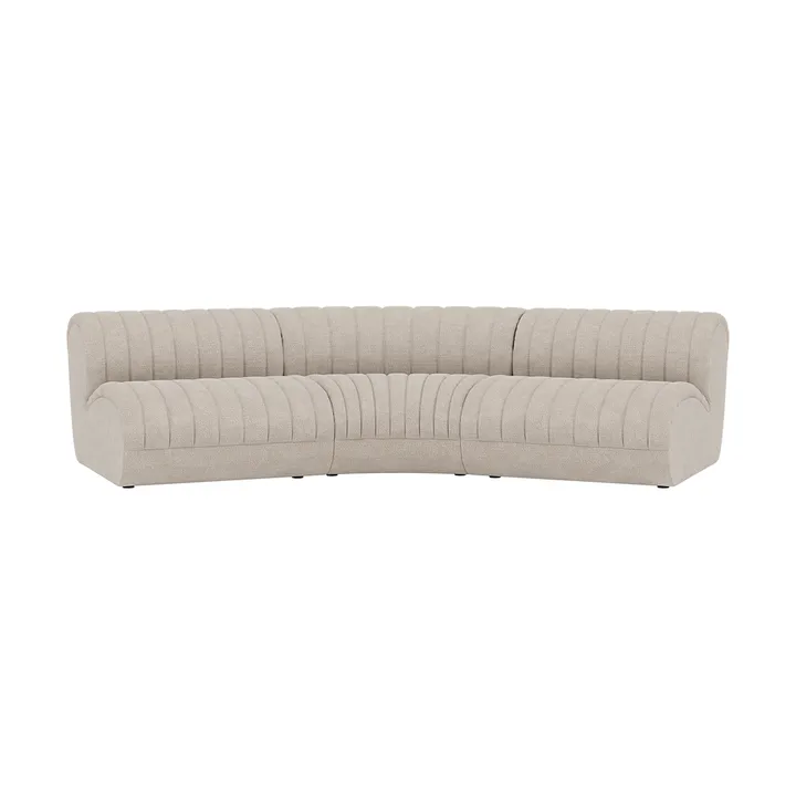 Coltre modular sofa - Configuration 4, turf-sand, 3-seater - Muuto