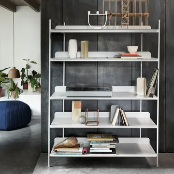 Compile configuration 8 shelving system - Grey - Muuto