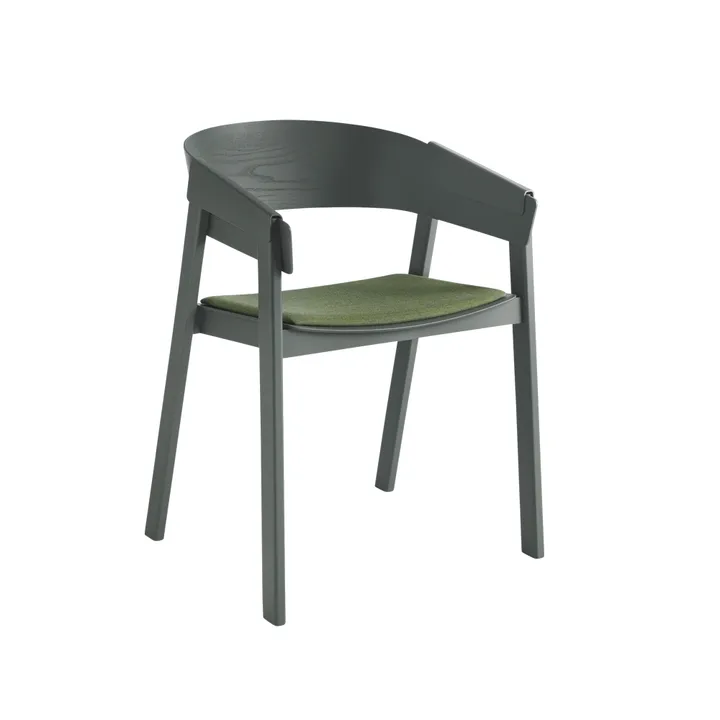 Cover chair upholstered seat - Remix 933-Green - Muuto