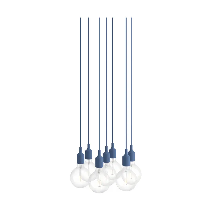 E27 Pendant Cluster 7 pendant - Pale blue - Muuto