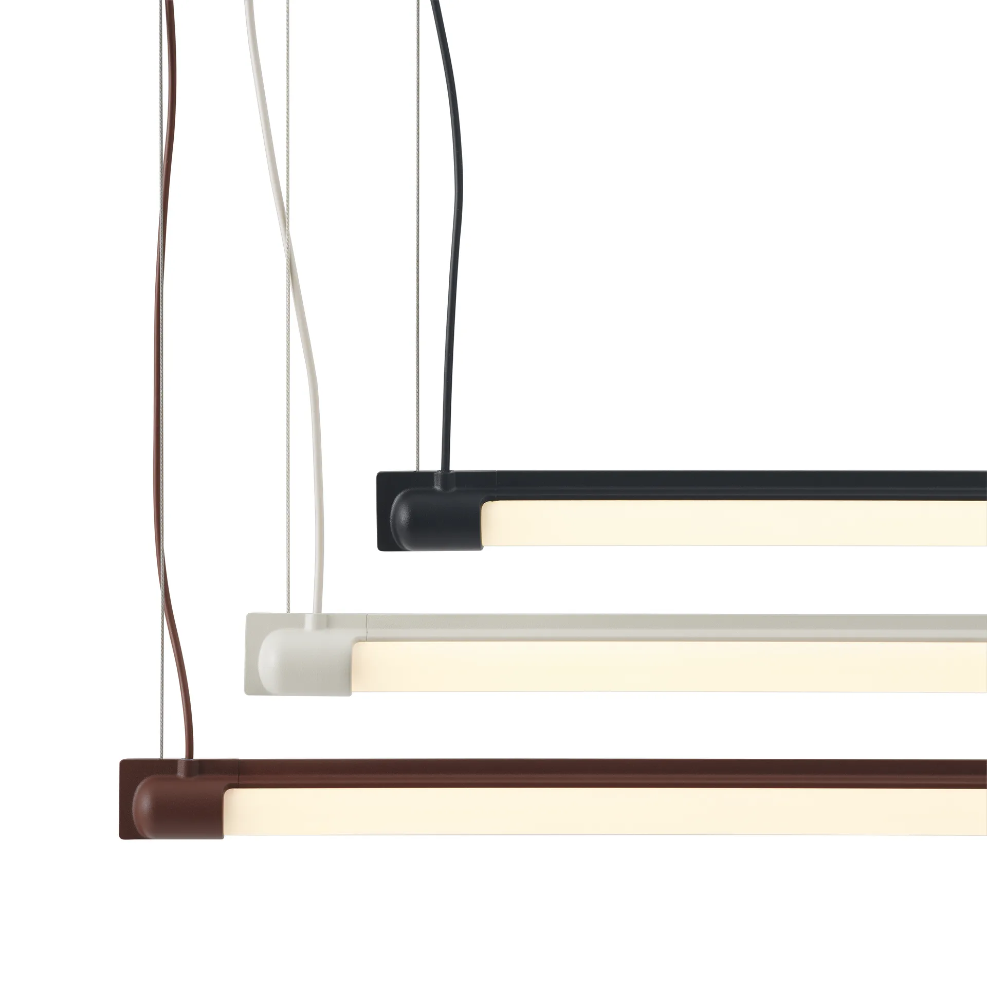 Fine Suspension Lamp 120 cm, Grey Muuto