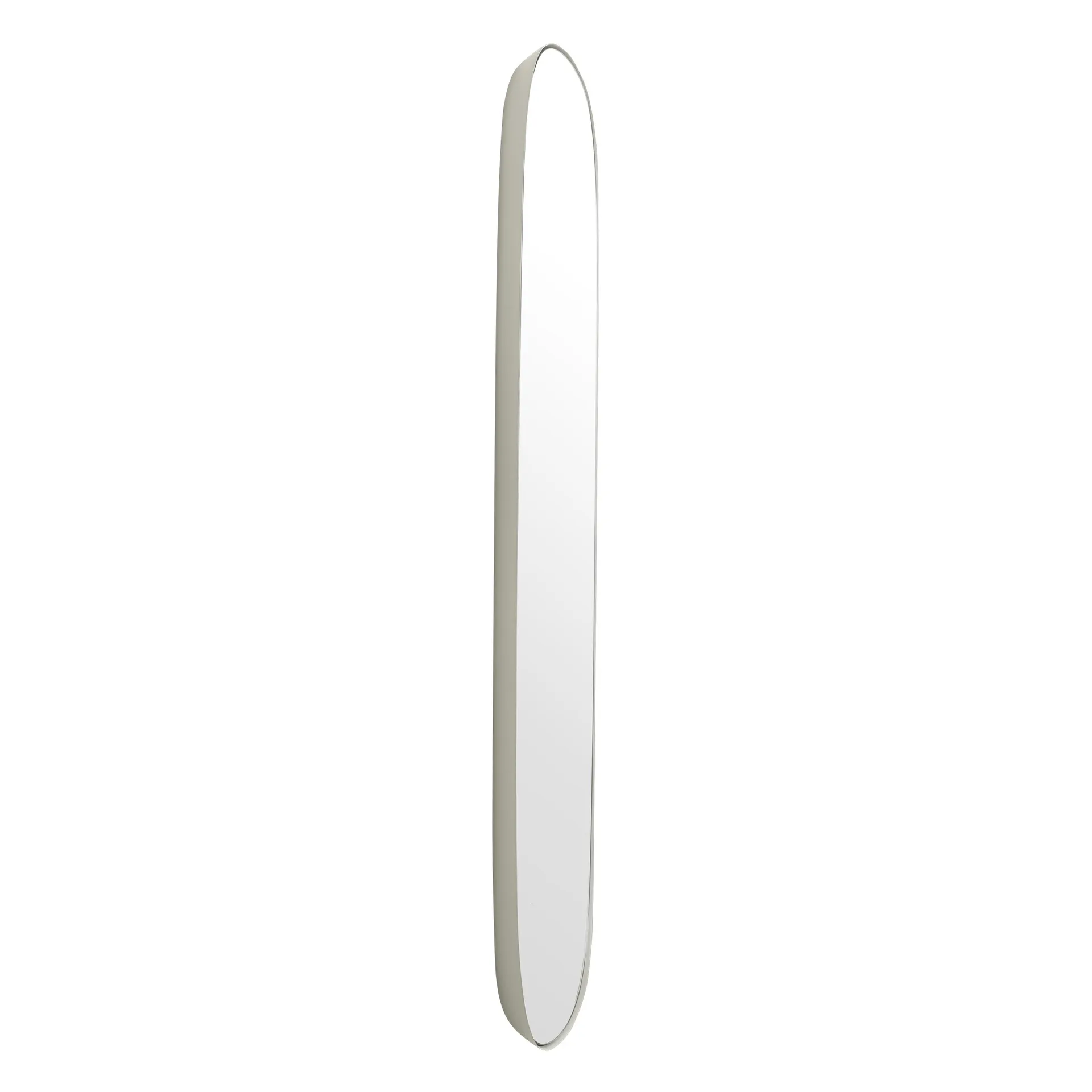Framed mirror large, Grey-clear, 118x44,5 cm Muuto