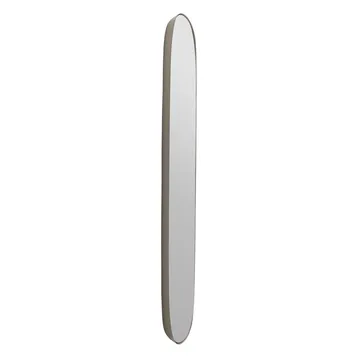 Framed mirror large - Taupe-clear, 118x44,5 - Muuto
