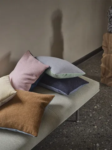 Mingle cushion 45x45 cm - Copper Brown-Light Blue - Muuto