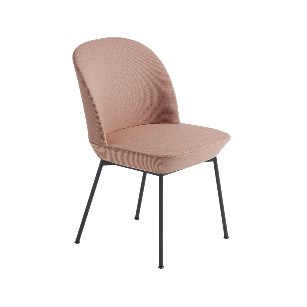 Oslo side chair fabric upholstered, Twill weave 530-Anthracite Muuto