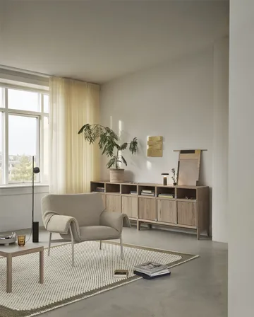 Pebble rug 170x240 cm - Brown green - Muuto