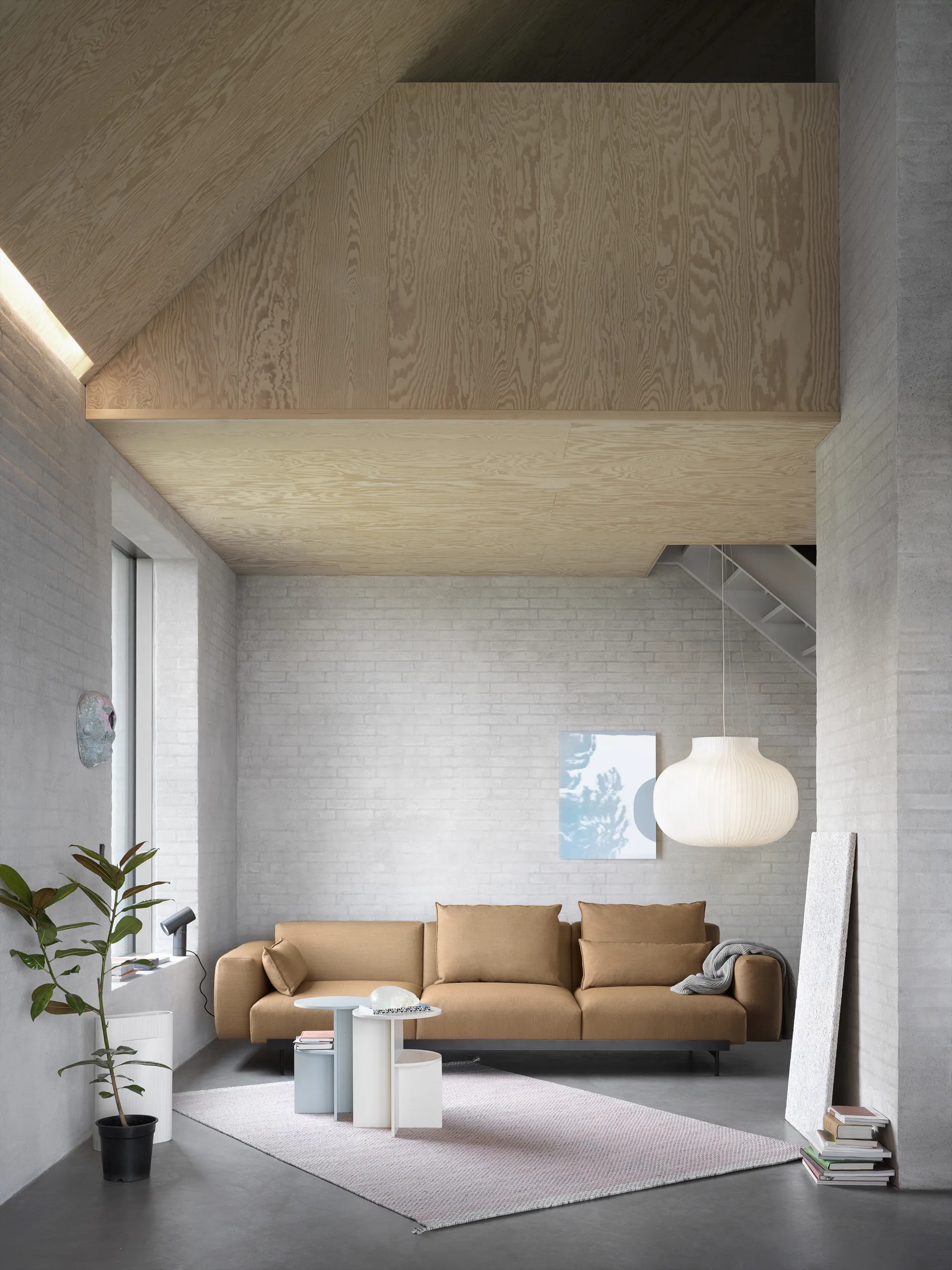 Ply wool rug 200x300 cm, Light Rose Muuto