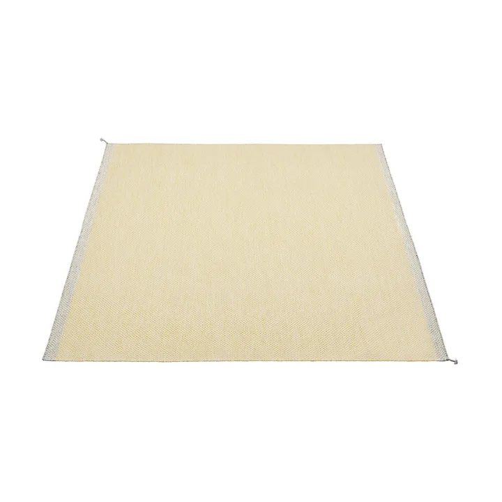 Ply wool rug 240x240 cm - Yellow - Muuto
