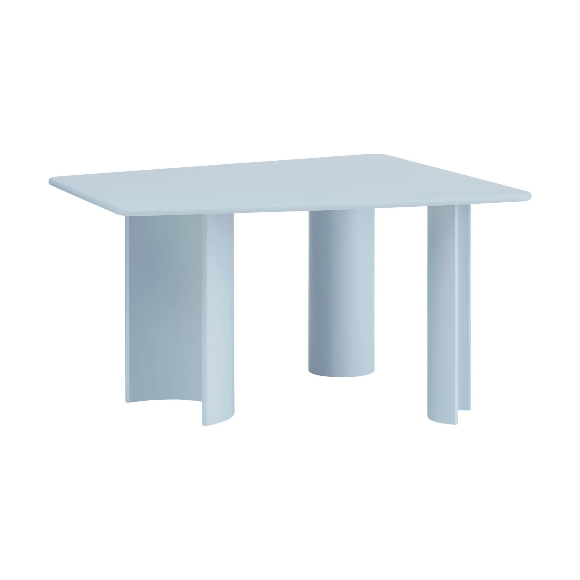 Re-norm dining table, Light blue, 130x120 cm Muuto