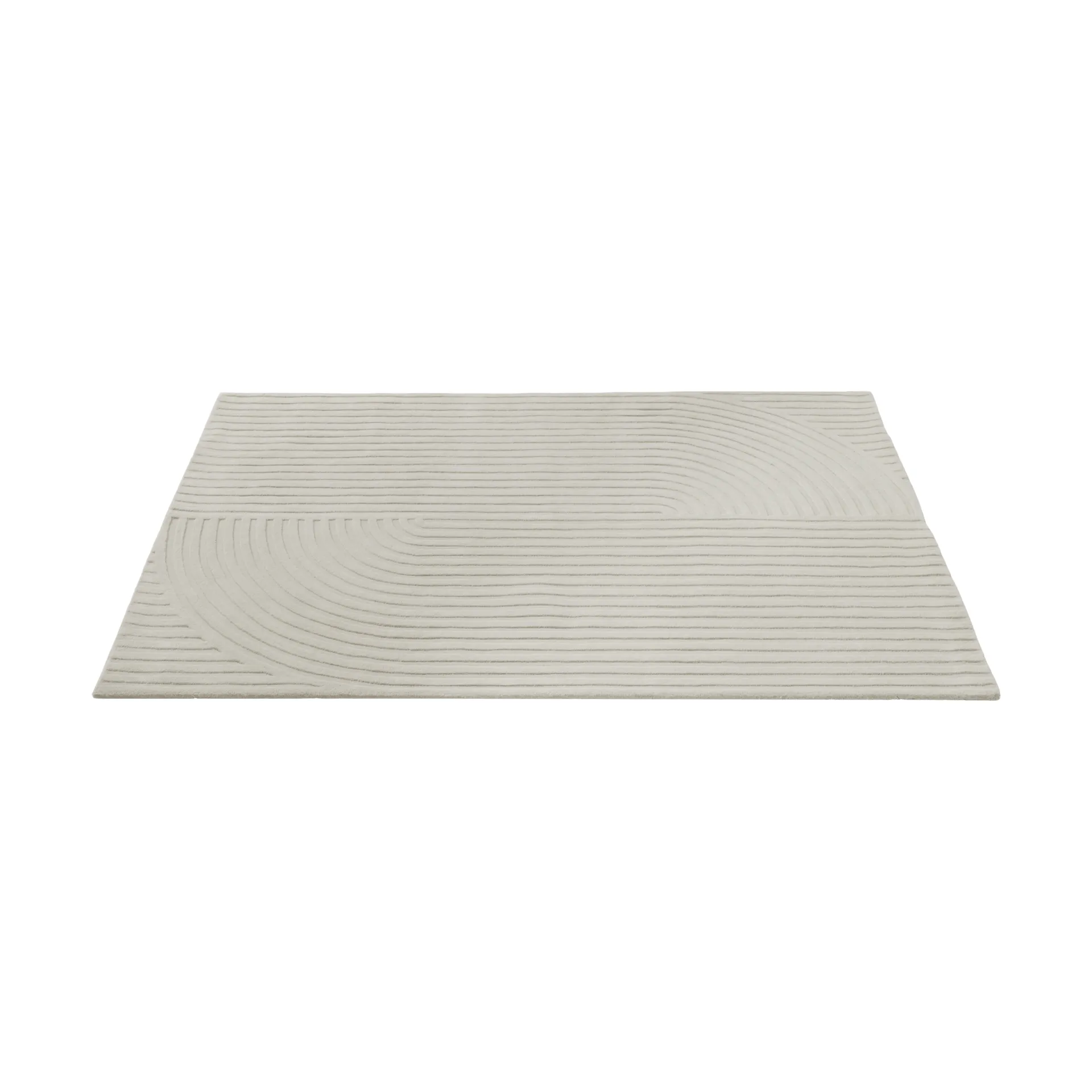 Relevo Rug Quattro wool rug, Off white, 170x240 cm Muuto
